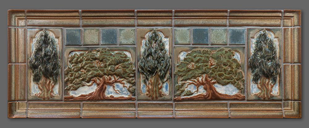 Centerpiece 67 - Oak Trees, Cypress Trees