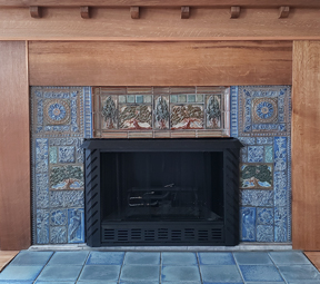 Arts & Crafts Fireplace
