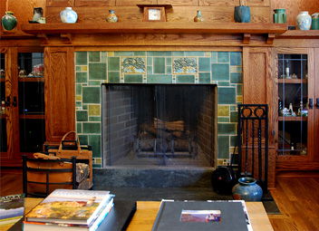 Arts & Crafts Fireplace