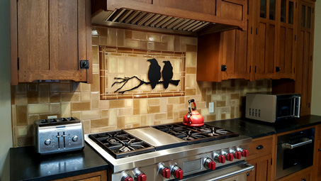 Arts & Crafts backsplash